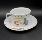 Studio Nova Soup Bowl/mug & Saucer Set Flat MZ846 Clam Chowder. Fixed Price $14.95.