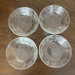 4 Arcoroc France Canterbury Crocus Embossed Floral 6.25" Salad / Cereal Bowls. Fixed Price $18.99.