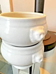 Cac China Set Of (2) Lion Head Soup Tureens Restaurant Ware. Fixed Price $25.00.