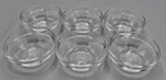 Duralex Made In France Stackable Glass Bowl Set Of 6 Spice Condiment Sauce 1 Oz. Fixed Price $24.00.