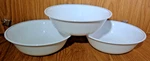 Corelle 6 1/4" Apricot Grove Cereal Bowls Set Of 3. Fixed Price $7.00.