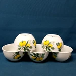 Set Royal NORFOLK5" Ceramic Cereal Bowls Lemons & Blooms Greenbrier. Fixed Price $14.99.