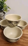 4 Tabletops Unlimited Cereal Soup Bowls Painted Palm Tree Melamine New. Fixed Price $26.00.