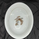 Kyoto Pine Cone 8045 Oval Serving Bowl. Fixed Price $9.99.
