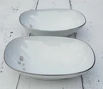 Noritake Pasadena 10" Oval Vegetable Serving Bowl Set Of 2 / 4 Available. Fixed Price $29.00.