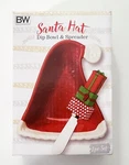 Boston Warehouse Ceramic Santa Hat Dip Bowl & Spreader 2PC Set Christmas Decor. Fixed Price $24.99.