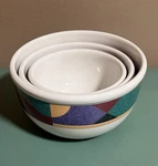 Studio Nova Set Of 3 Impulse Nesting Stacking Mixing Bowls - Mint Condition. Fixed Price $46.00.