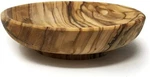 2 Decorative Olive Wood Artisan Handcrafted Round Bowls Small 3.75" X 0.8". Fixed Price $14.95.