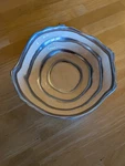 Michael Wainwright 7 Como Cream-colored Enamel And Aluminum Art Bowl. Fixed Price $14.00.