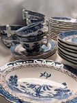 Booths Real Old Willow A8025 Blue Staffordshire China Your Choice - Euc. Fixed Price $24.99.