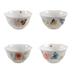 Lenox Butterfly Meadow Flutter All Purpose (rice) Bowl, Set Of 4, New!. Fixed Price $59.90.