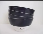 Lenox Kate Spade Rutherford Circle Navy Ap Bowls Set Of 4 Nwt. Fixed Price $89.99.