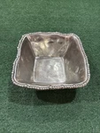 Vintage Beatriz Ball Pearl Beaded Silver Square Dish Large. Fixed Price $50.99.