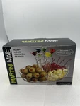 Prodyne Happy Hour Garnish Server Bowl Colorful Sticks With Martini Tops. Fixed Price $11.24.