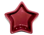 Chantal Red Star Shaped 5" Ceramic Dip Dish Bowl Cup Capacity 93-ST12. Fixed Price $12.00.