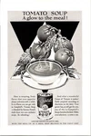 Print Ad 1928 Campbell's Bowl Tomato Soup French Chefs. Fixed Price $7.99.