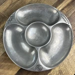 Wilton Armetale Reggae Chip & Dip #820094 14" Platter. Fixed Price $29.97.