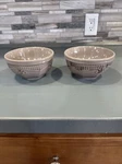 Set Of Gibson Hometrends Alemany Stoneware Bowl, 6.2-INCH Diameter, Gray. Fixed Price $12.99.