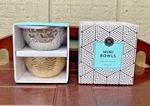Modern Expressions Mini Bowls 4 Inch - Metallic Gold & Silver Tone. Fixed Price $8.99.