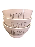 New Rae Dunn Home Sweet Cereal Bowls Stacking Soup Set Of 3. Fixed Price $34.77.