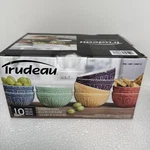 Trudeau Bowls 10 Piece Set Multicolor Porcelain New. Fixed Price $40.00.