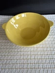 California Pottery Usa Vintage P613 Yellow Glaze Single Serving Bowl. Fixed Price $35.00.
