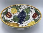 Beautifully Hand Painted Bella Casa Ganz Fruit Bowl Large Vibrant Design 13.5. Fixed Price $29.99.