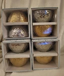 Modern Expressions Metallic Gold Silver Decorative Bowls 4 2 In Pack. 8 Total. Fixed Price $30.00.
