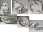 Mikasa Silk Flowers Continental Pink Teal Dishes You Pick What Need. Fixed Price $36.87.
