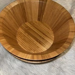 Set 2 Better Homes And Garden Bamboo Salad Serving Bowl Fruits / Natural New. Fixed Price $44.10.