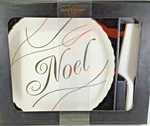 Nos Grace Tea Ware "noel" 2 Pc Cake Server Set Fine Porcelain. Fixed Price $23.09.