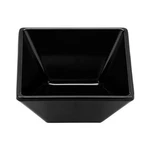 Get ML-257-BK Siciliano Black Melamine 3 Oz. Square Petite Bowl 4 Doz. Fixed Price $82.47.