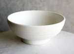 Pack Of 6 Contemporary Ridged 7.5"D Matte White Melamine Salad Pasta Soup Bowls. Fixed Price $76.99.