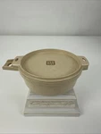Littonware Microwave Cookware Cup Round Bowl 39278 Lid 39277 Vintage Used. Fixed Price $12.97.