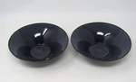 Gabbay Fusion Wasabi 7" Fruit/dessert/sauce Bowl Navy Speckled Black Trim Gibson. Fixed Price $15.29.