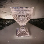 Godinger Brandon 24% Lead Crystal Footed Bowl 9.5"T X 7.25"W.. Fixed Price $44.00.