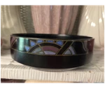 Vintage Mikasa Intaglio CAC-47 Midnight Odyssey Bowl Stoneware Black Blue. Fixed Price $29.99.