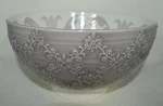 Ooh La By Bia Ceramic Footed Bowl Gray White. Fixed Price $15.45.