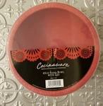 Cocinaware Red Plastic Molcajete Style Salsa Guacamole Chip Dip Bowl Lid 45 Oz. Fixed Price $16.99.