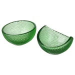 2 X Ikea Omsesidig Decorative Mini Serving Bowls, Green/glass Limited Edition. Fixed Price $17.43.