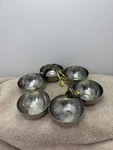 Leeber Golden Vine Hammered 6 Place Server, 8-3/4" Stainless Steel. Fixed Price $14.99.