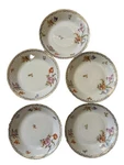 Hutschenreuther Bavaria Cereal Bowls Gold Scrolls Floral Spray HUT2995. Fixed Price $95.41.