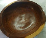 Nambe Anvil Hand Made Salad Focal Piece Exotic Wood Bowl From Kenya Olive Tree. Fixed Price $83.25.