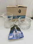 Waterford Crystal Alana Set Of Open Sugar Bowl And Creamer. Fixed Price $47.00.