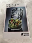 Vintage Carlisle Grainware Octagon Bowls (set Of 4) New Box Description:. Fixed Price $100.00.