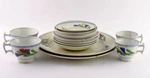 Lot Of 15 Pcs Booths Silicon China Crocus Pattern Dinnerware Cups Dishes +. Fixed Price $42.88.