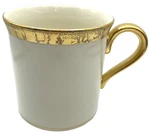 Lenox Coffee Mug Presidential Collection Lowell Beige Gold Foil 12 Floz. Fixed Price $26.99.