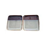 Sango Eclipse Brown Square Dinner Plates Set Of 10.25 Style 4976 Two-tone. Fixed Price $24.64.