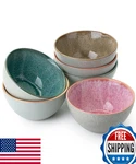 Btat Ceramic Cereal/soup Bowls Set Of 6, 29OZ - Microwave & Dishwasher Safe. Fixed Price $64.52.