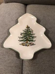 Spode Christmas S3324-A7 Tree-shaped Dish 8" X 9". Fixed Price $23.73.